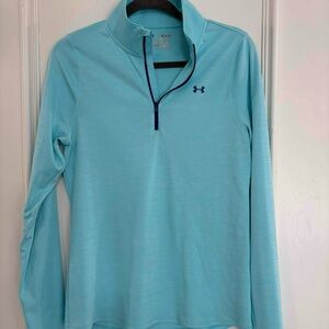 Under Armour Light Blue Quarter-Zip Pullover